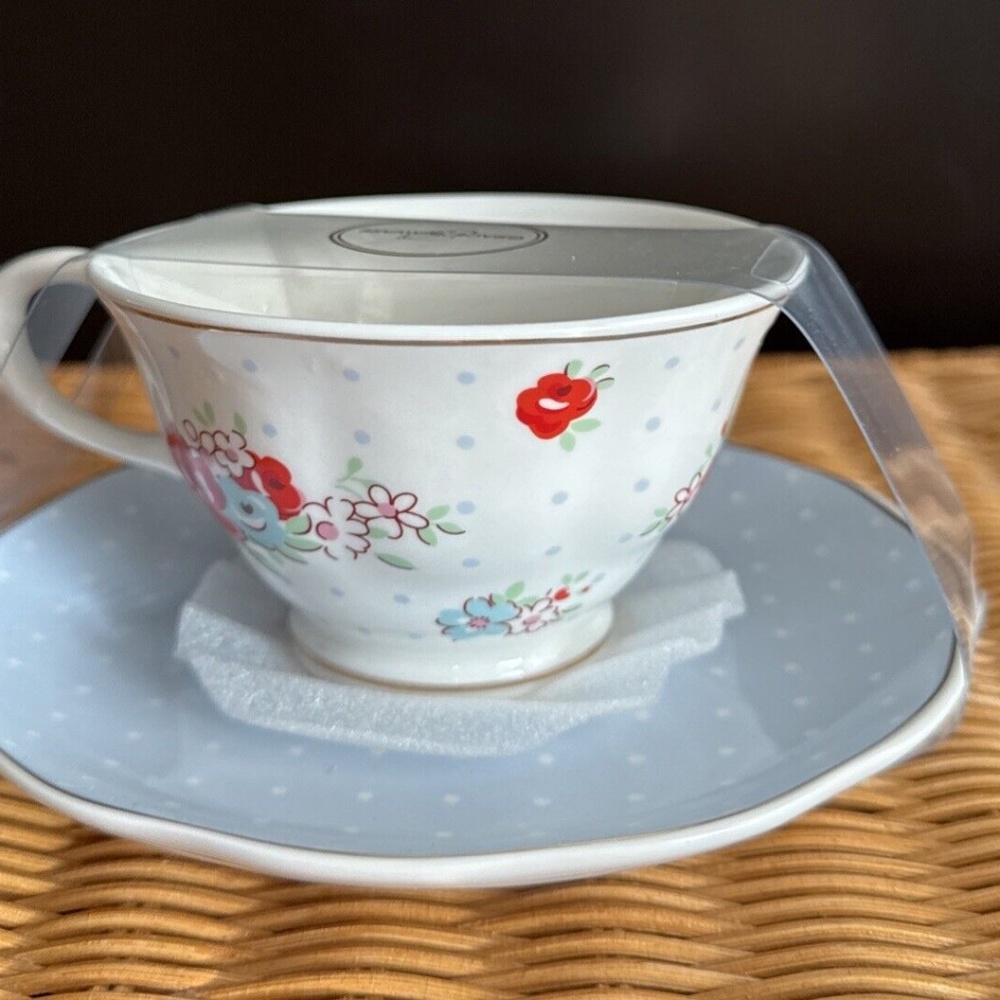 Grace Teaware Flower Teacup & Saucer